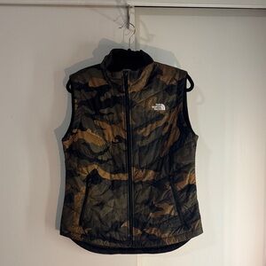 The North Face Camouflage Insulated Vest